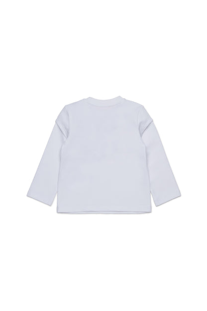 Stretch jersey T-shirt with Flower print