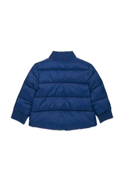 Padded jacket with patch Oval D