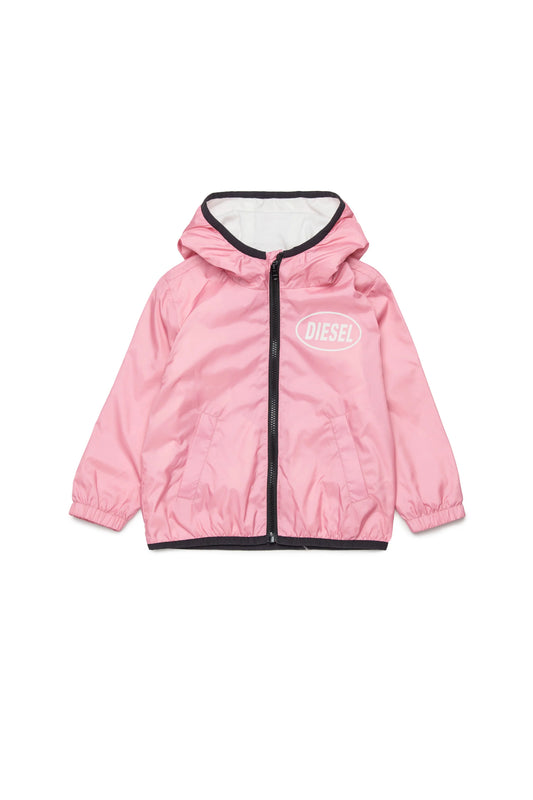 Windbreaker with printed logo Diesel