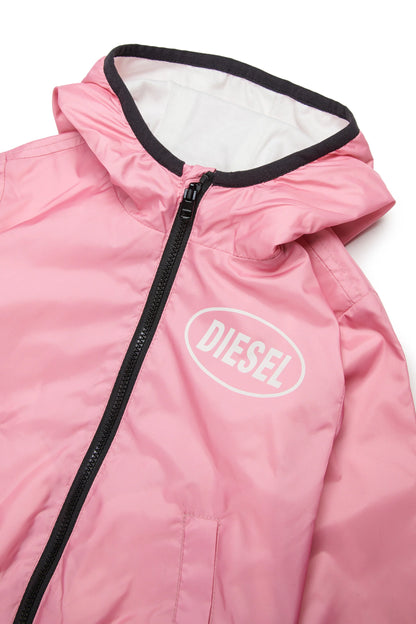 Windbreaker with printed logo Diesel