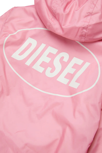 Windbreaker with printed logo Diesel
