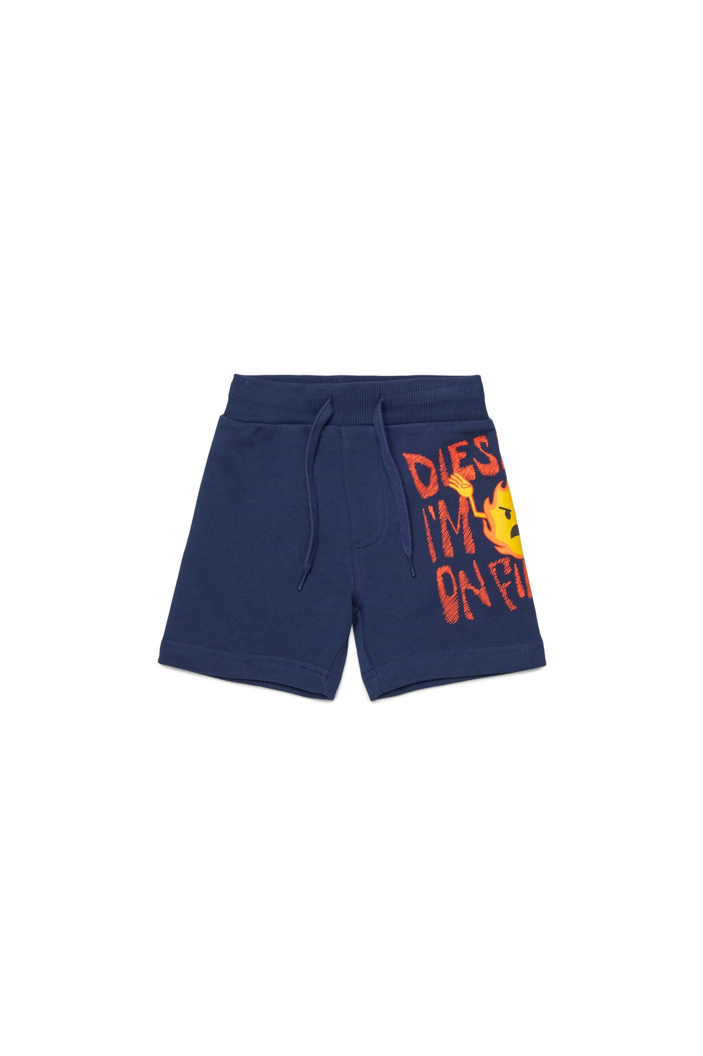 Baby set with fire print graphic Diesel