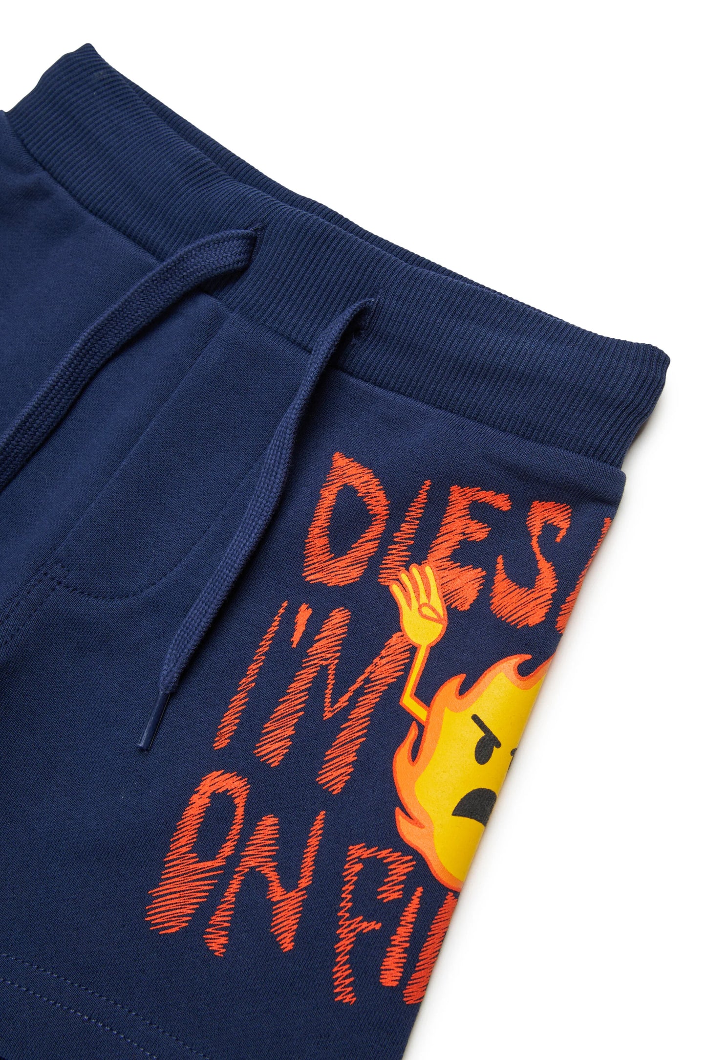 Baby set with fire print graphic Diesel