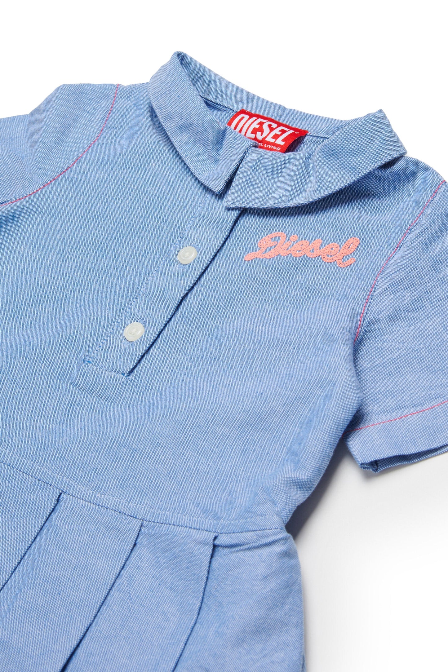 Polo dress with embroidered logo Diesel