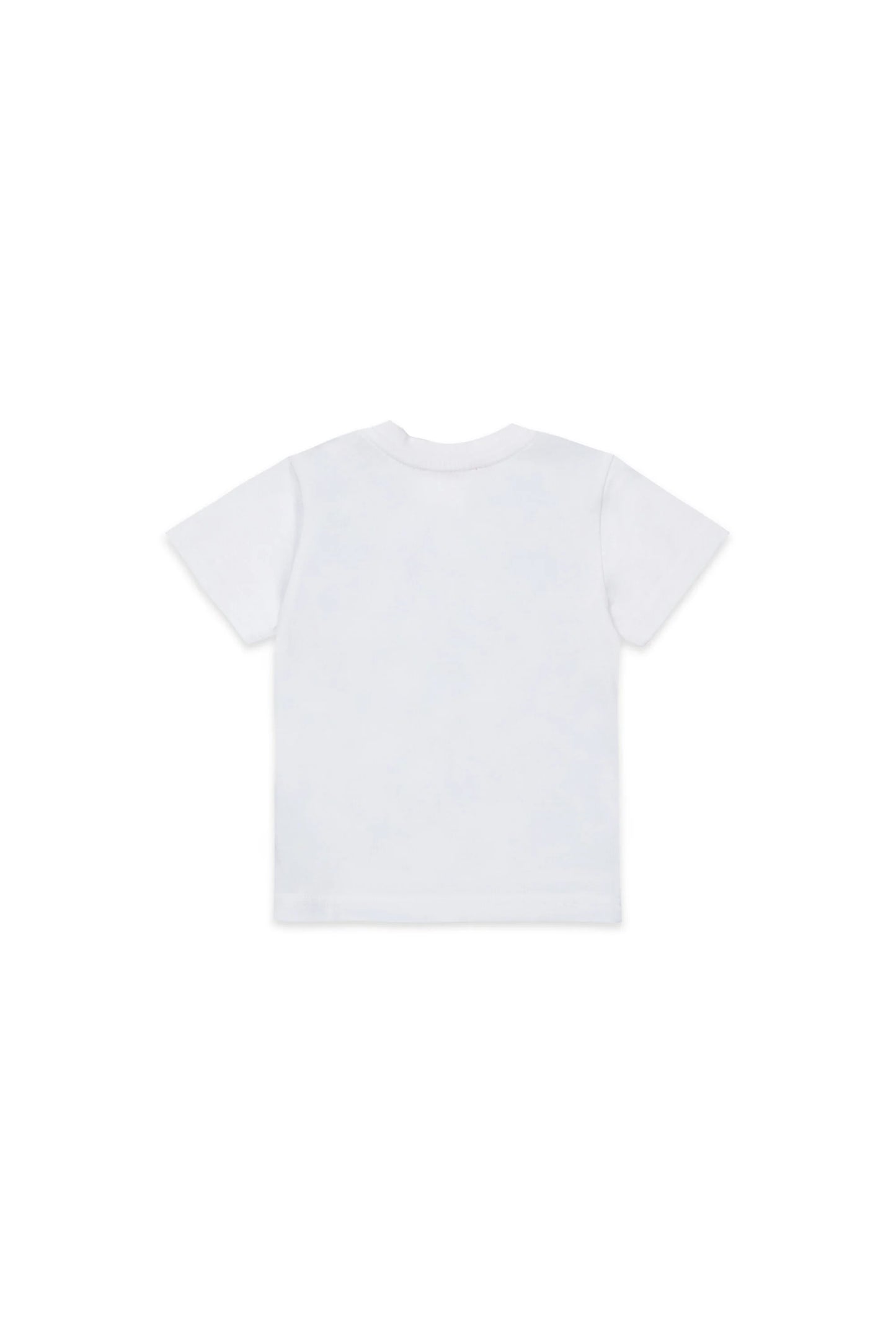 T-shirt with denim vest-effect print Diesel