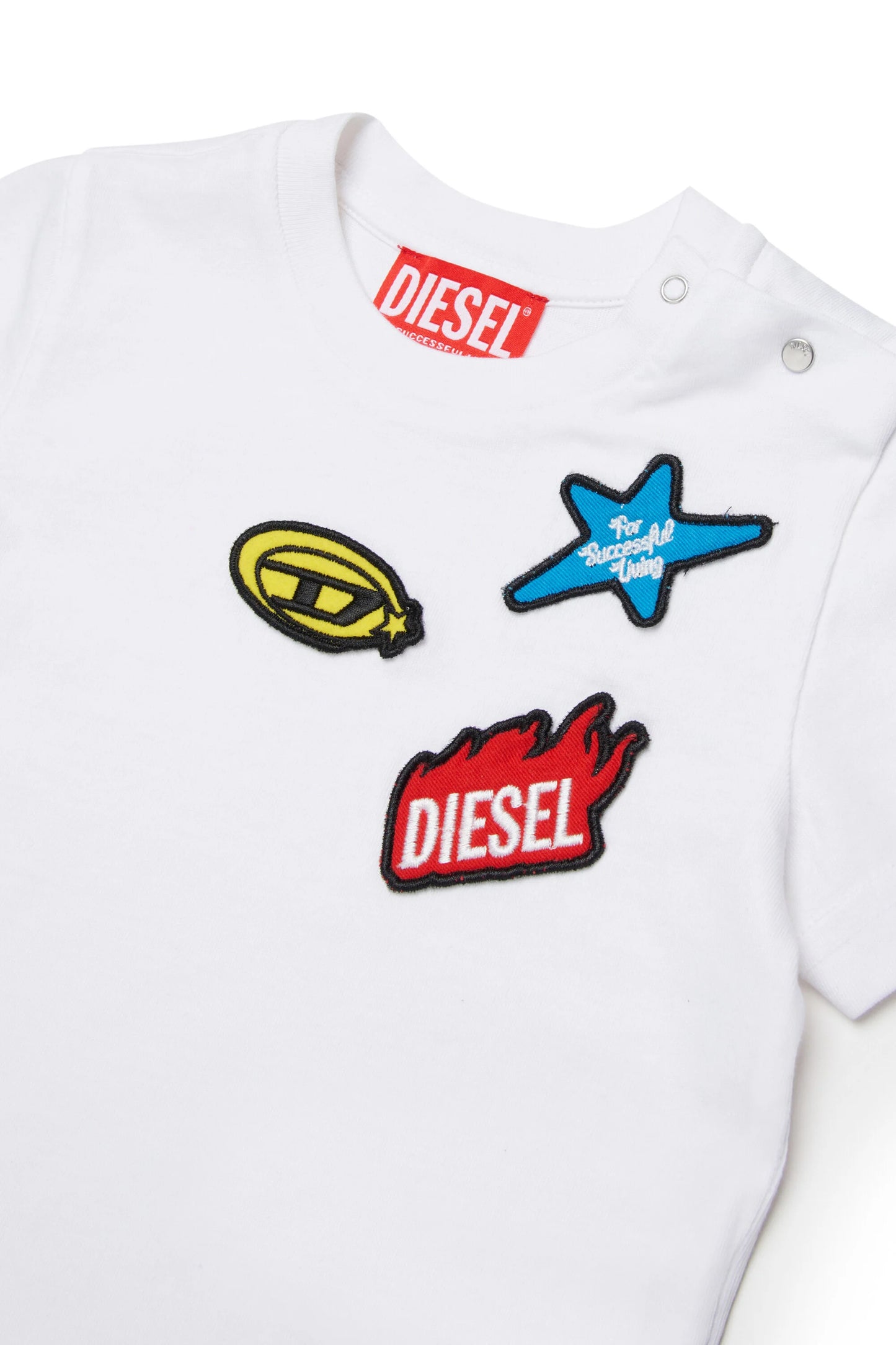 T-shirt with graphic patches Diesel
