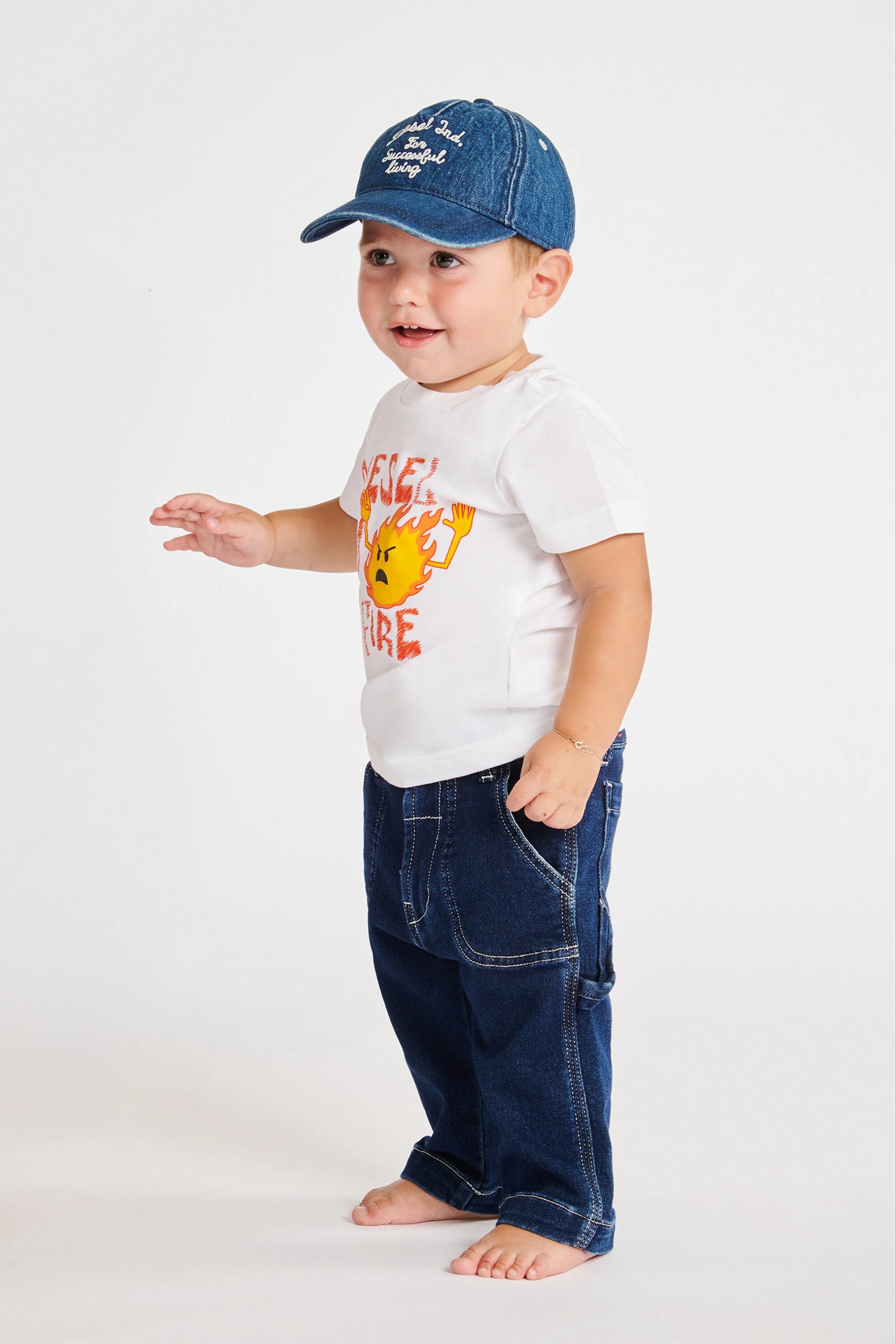 Denim baseball cap Diesel