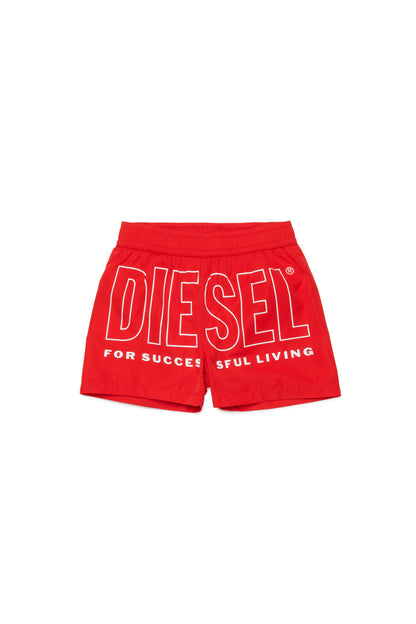Swim shorts with contract logo Diesel