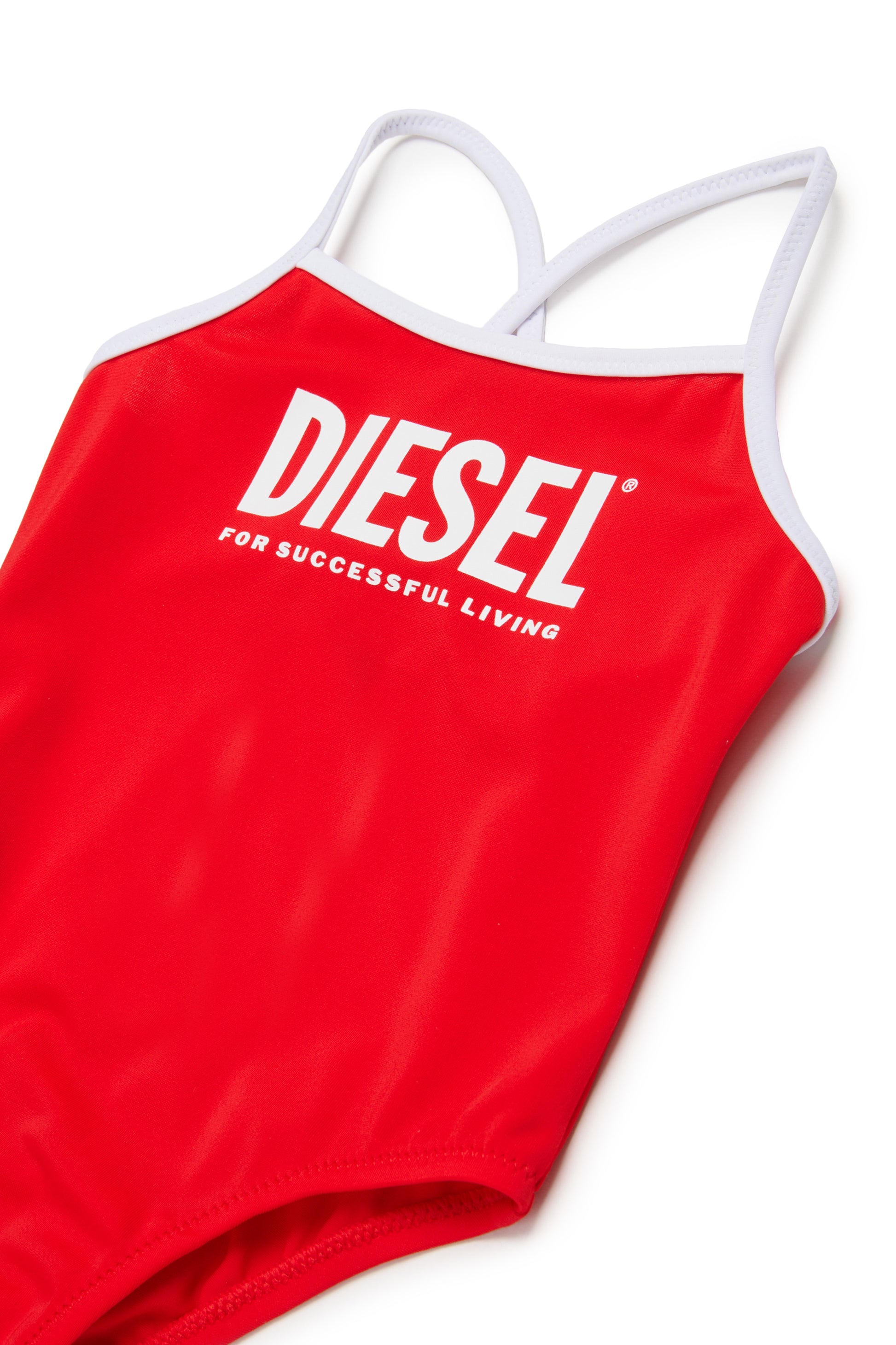 One-piece swimsuit with contrast trim Diesel