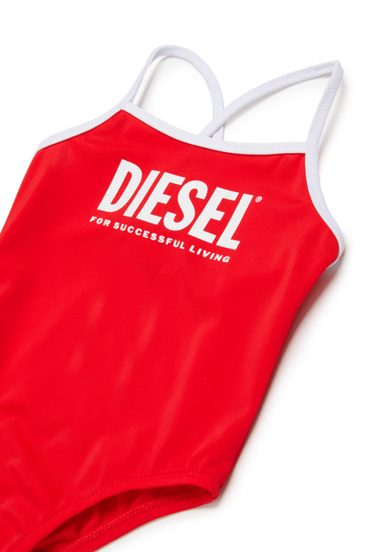 One-piece swimsuit with contrast trim Diesel