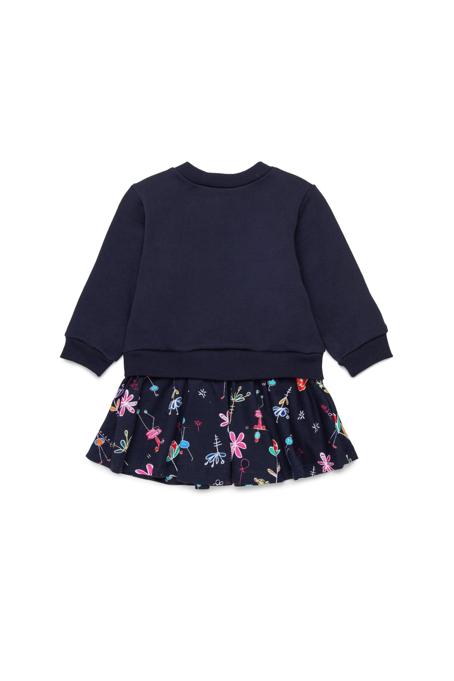 Jersey dress with nutcracker graphic