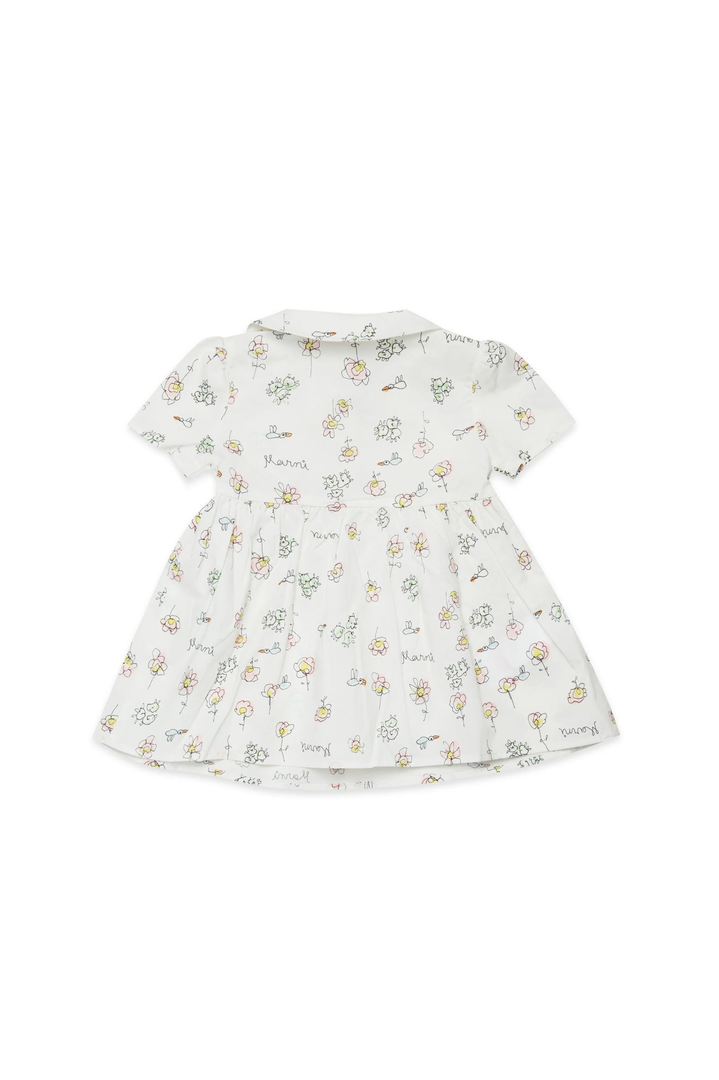 Collard floral print dress Marni