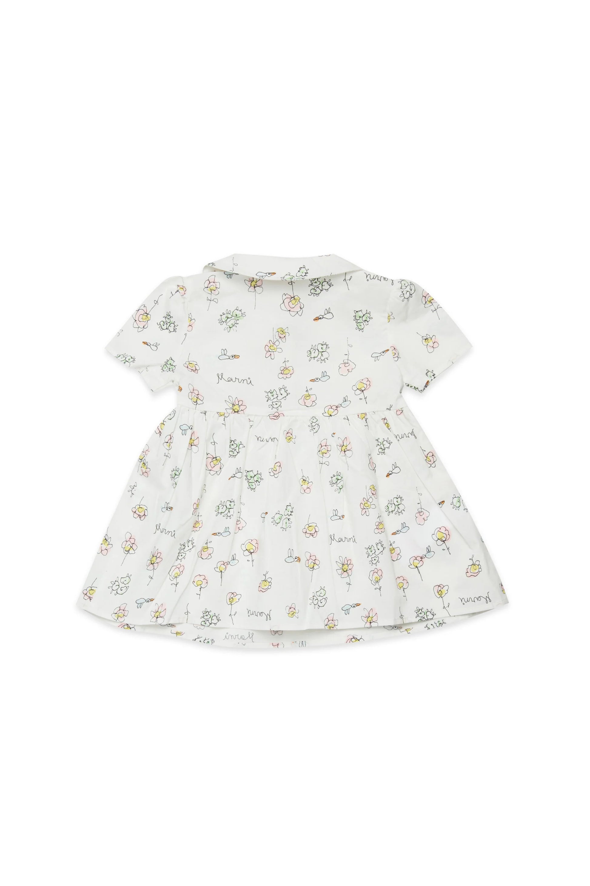 Collard floral print dress Marni