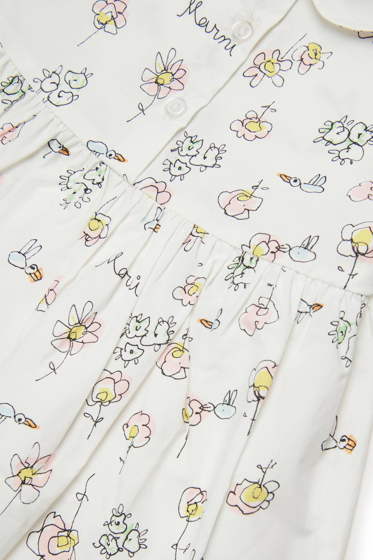Collard floral print dress Marni