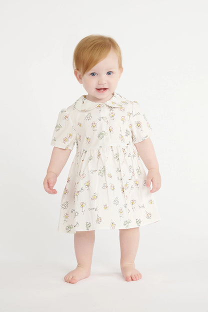 Collard floral print dress Marni