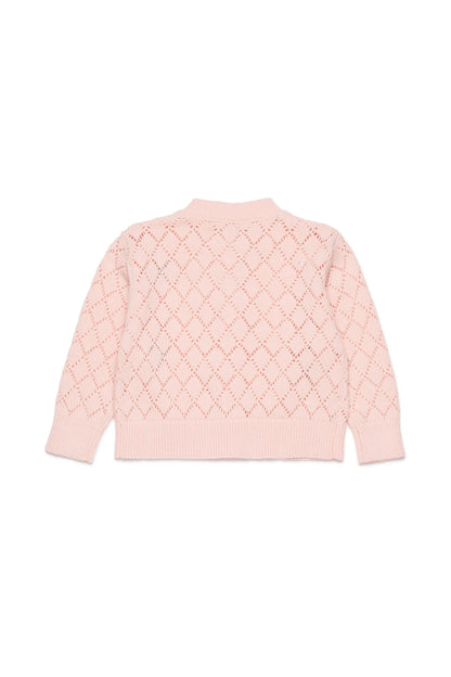 Openwork cardigan with floral embroidery Marni