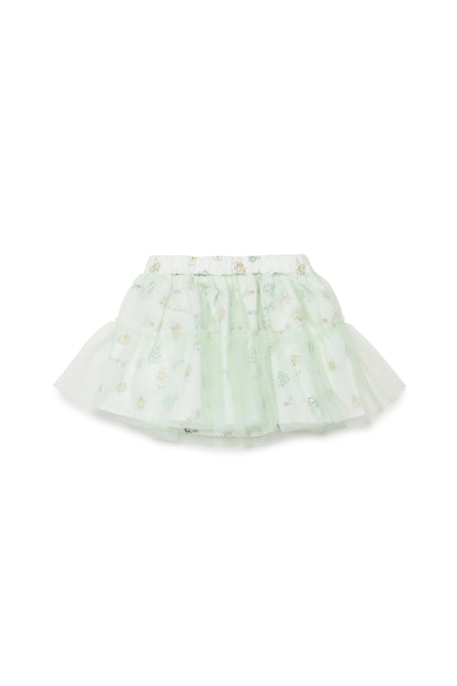 Tulle skirt with floral print Marni