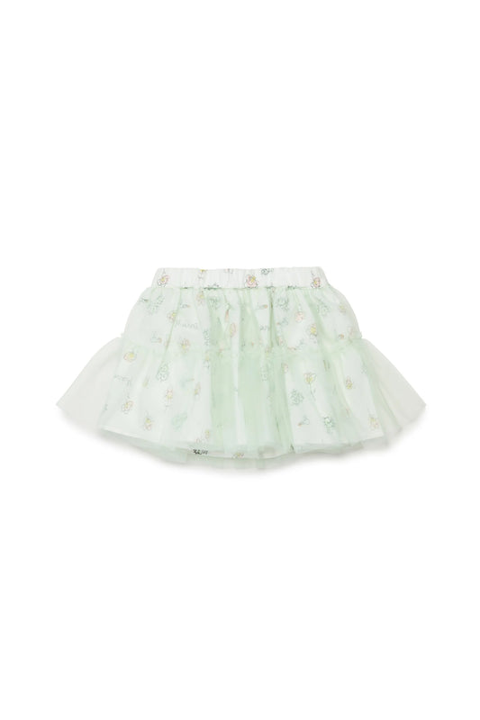 Tulle skirt with floral print Marni