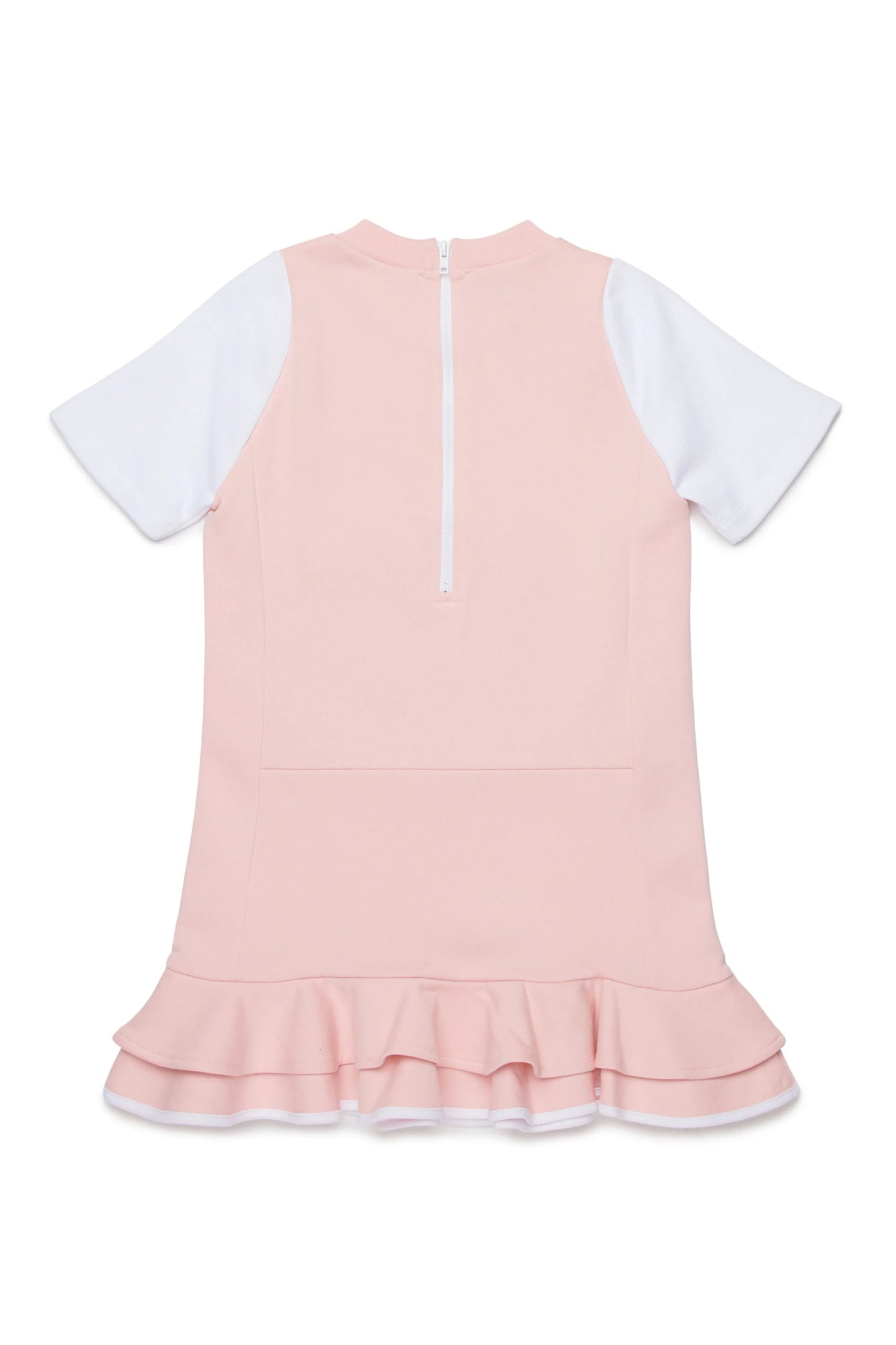 Mini dress with floral embroider