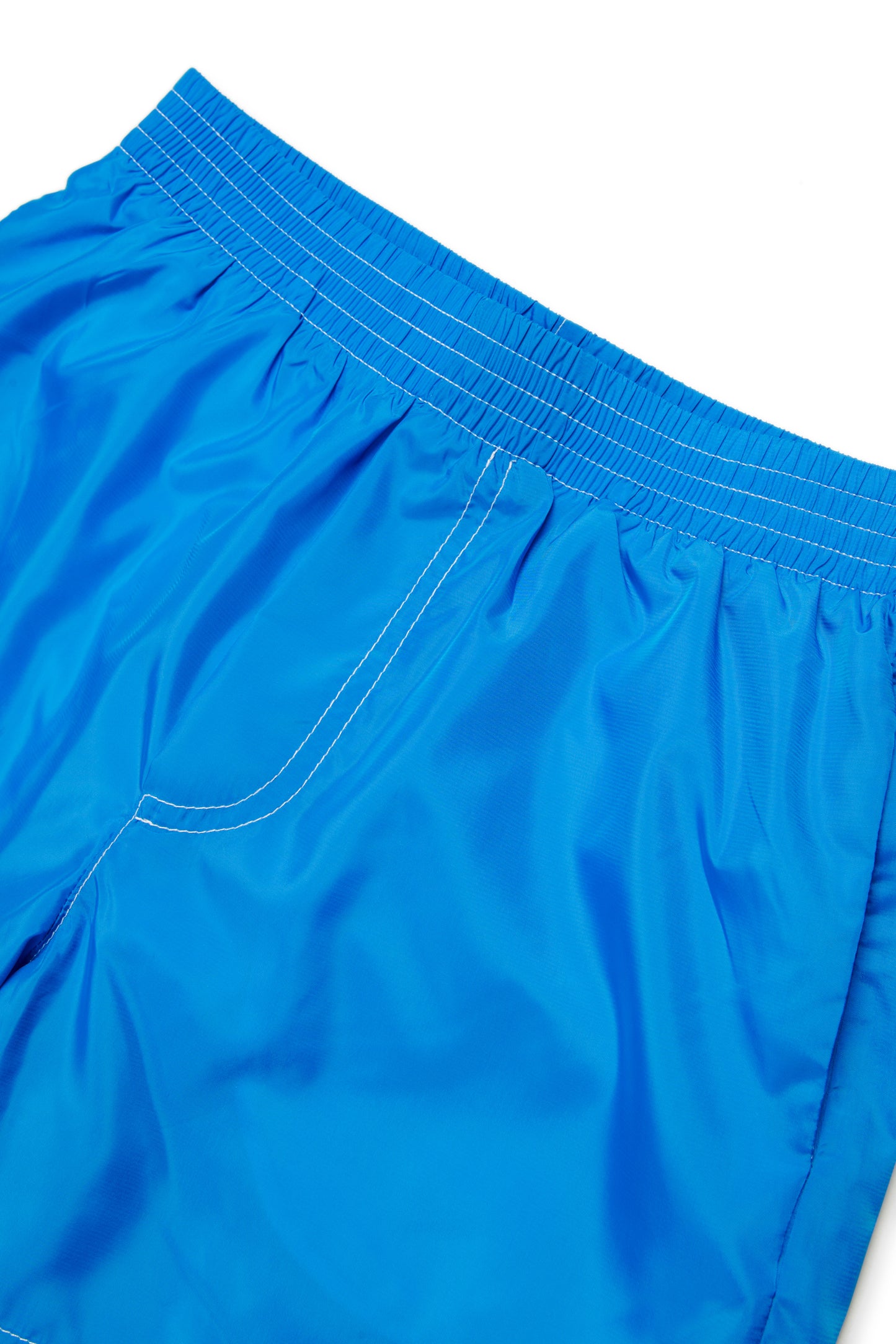 Swim shorts with contrast stitch