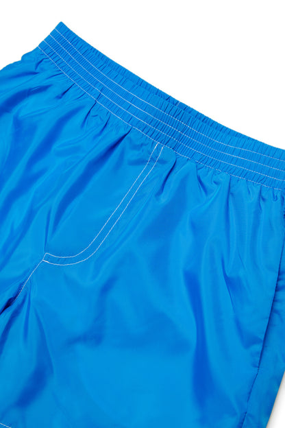 Swim shorts with contrast stitch