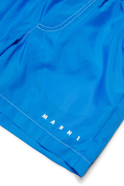 Swim shorts with contrast stitch