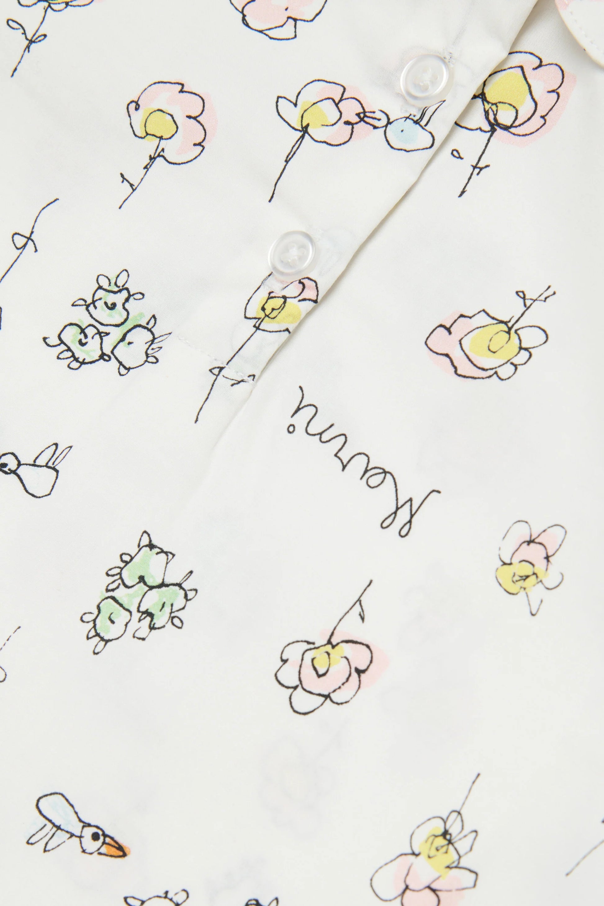 Short-sleeve shirt with floral print Marni