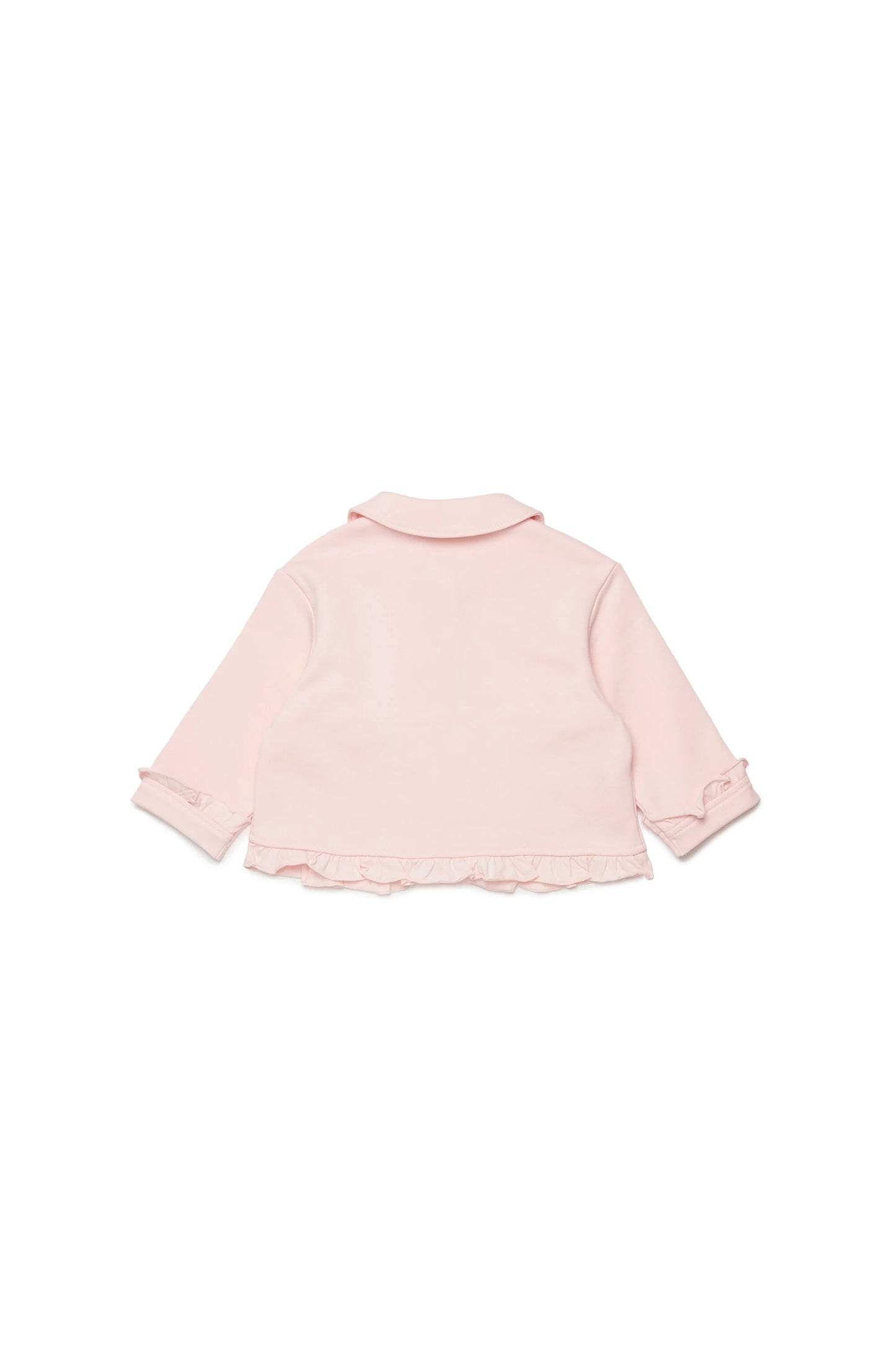 Jacket with ruffles and logo Marni