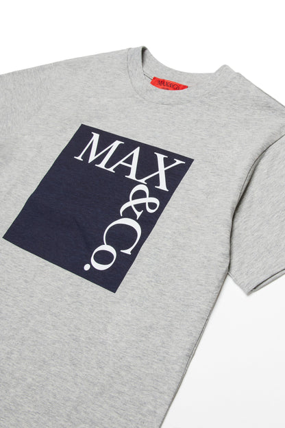 Icon T-shirt in melange jersey
