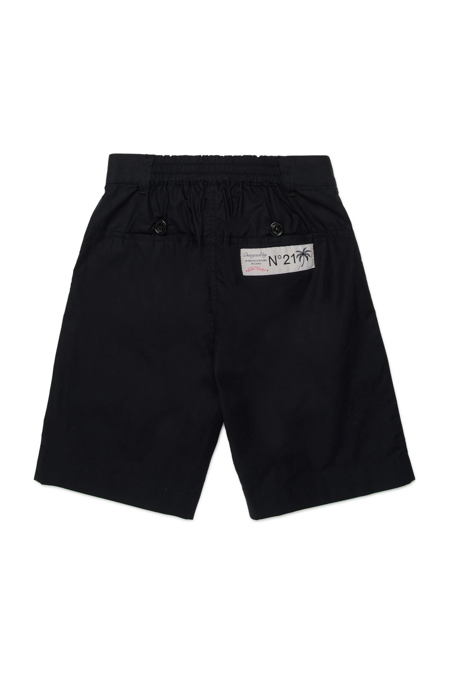 Refined Cotton Pleated Shorts