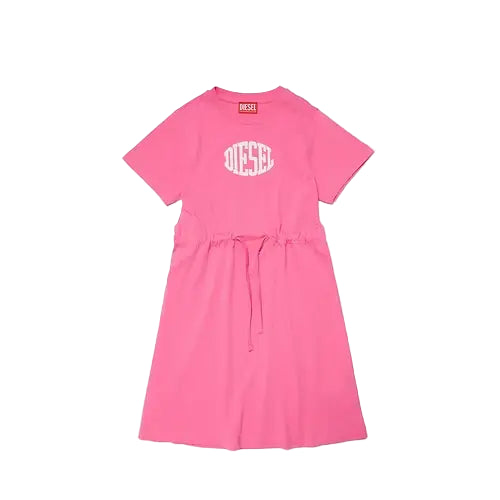 Puffy Print T-shirt Dress
