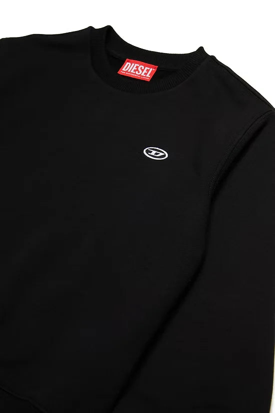 Oval D branded crew-neck sweatshirt