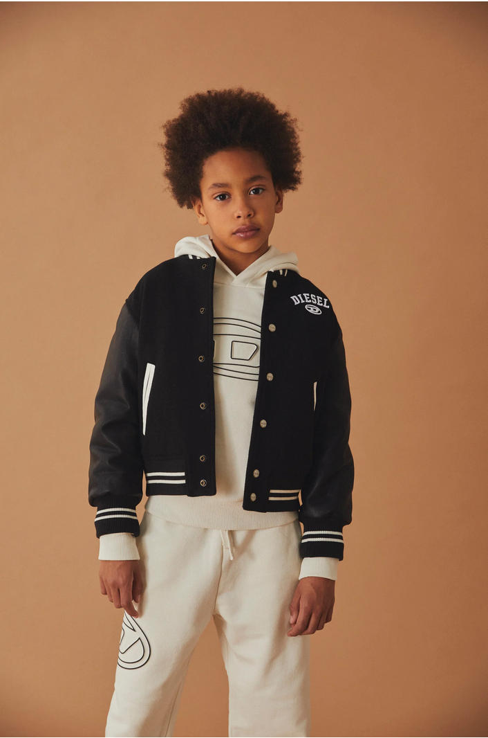Varsity jacket with Diesel patch
