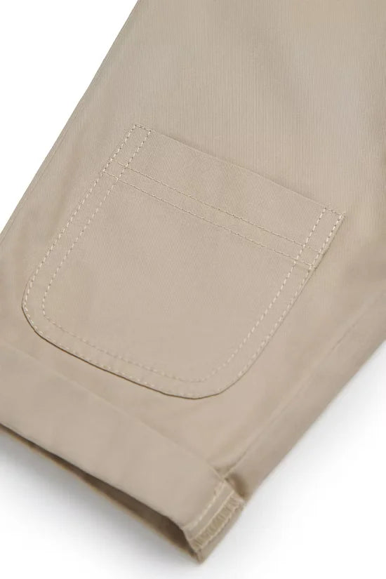 Branded Gabardine Pants