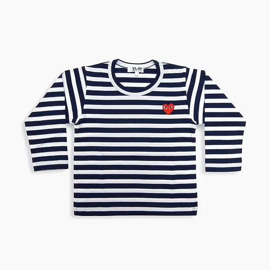 CDG PLAY Stripped T-shirt