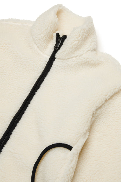 Oval D branded teddy jacket