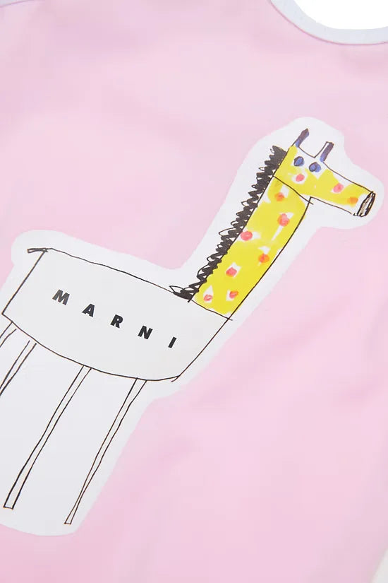 Giraffe Print One-Piece Swimsuit