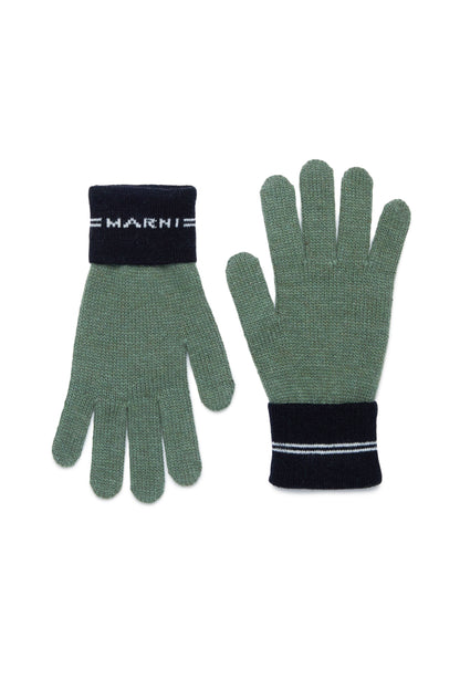 Wool-blend Gloves