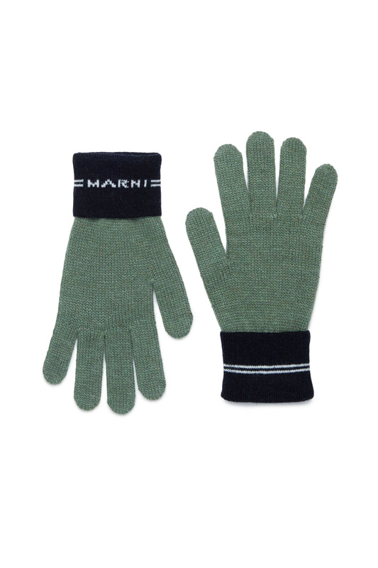 Wool-blend Gloves