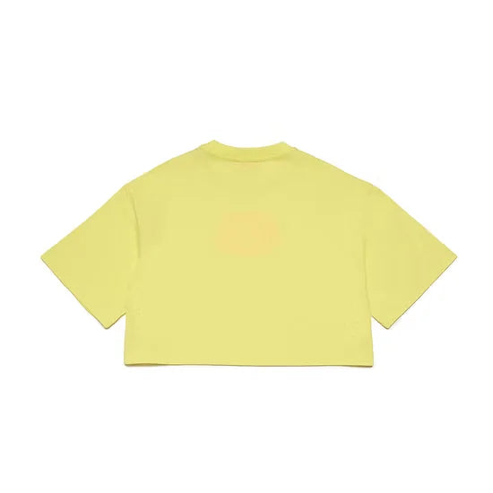 Puffy Print Cropped T-shirt