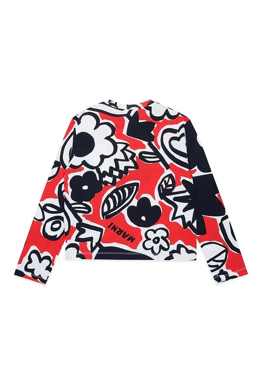 Blossom print long-sleeve t-shirt