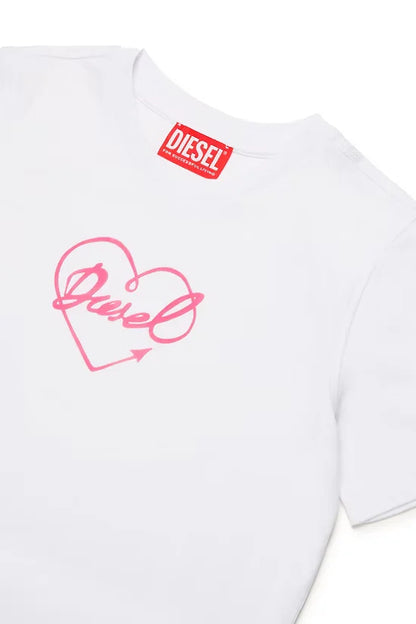 Heart print t-shirt