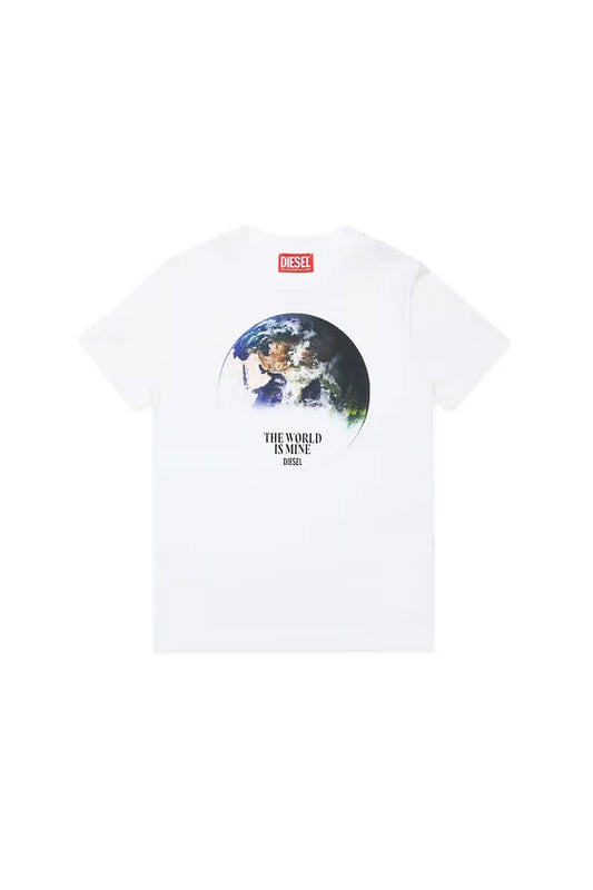 T-shirt with Earth print