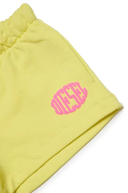 Puffy Print Fleece Shorts