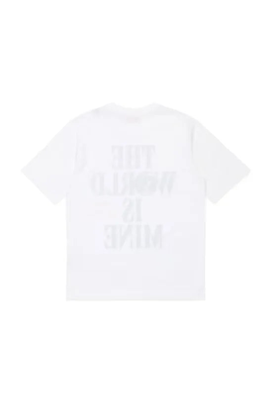 T-shirt with faded effect print