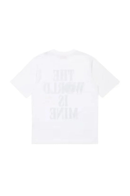 T-shirt with faded effect print