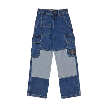 Denim Cargo Pants