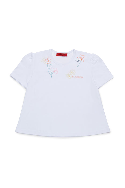 Embroidered Floral T-shirt