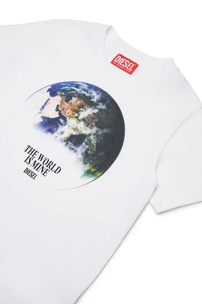 T-shirt with Earth print