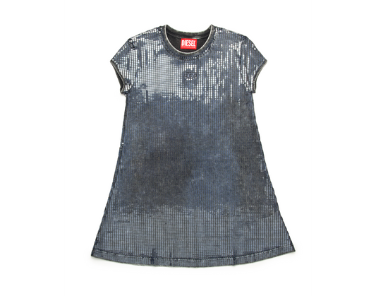 Sequin Oval D Logo Dress